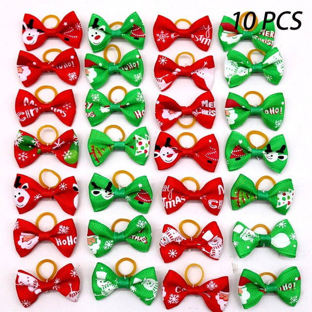10/20/30pcs Dog Grooming Bows mix 30colours Cat dog Hair Bowser