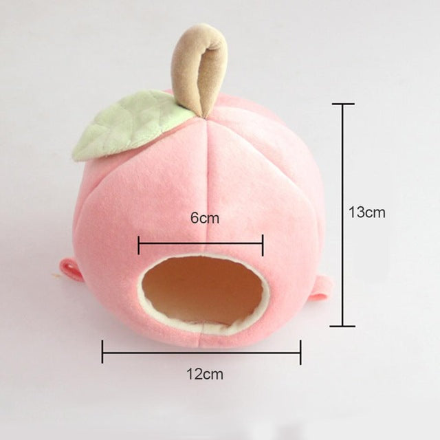 Soft Strawberry Leopard Pet Dog Cat house  Bed
